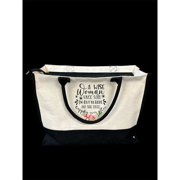 Women's Retirement Gift Bundle•Blanket-Tote-Wine Glass & More•Funny & Thoughtful - Picture 6 of 11